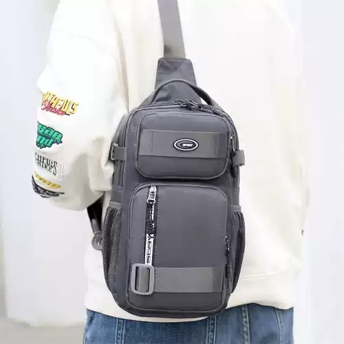 Большая нагрудная сумка, сумка на одно плечо для отдыха, универсальная сумка через плечо, водонепроницаемый рюкзак, ткань оксфорд