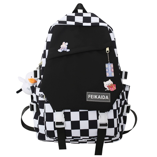 Дизайнерский ранец, универсальная сумка через плечо, вместительный и большой рюкзак для школьников, ноутбук для путешествий, тренд сезона, для средней школы, подходит для подростков