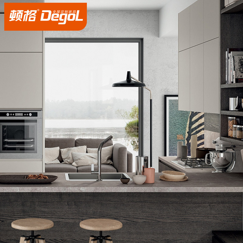 Kitchen integral integral cupboard customised open kitchen?Car Island Terra small family of extremely minimalist full house customization