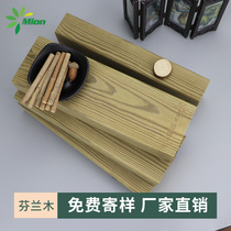 Mien Mion Finnish Wood Depth Anticorrosive Wood Outdoor Terrace Floor Grapes Wood Plank Flooring Keel Wood Strips