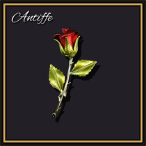 Rose corsage fashion luxury brooch high-end female Korean elegant atmosphere pin buckle personality decoration gift accessories