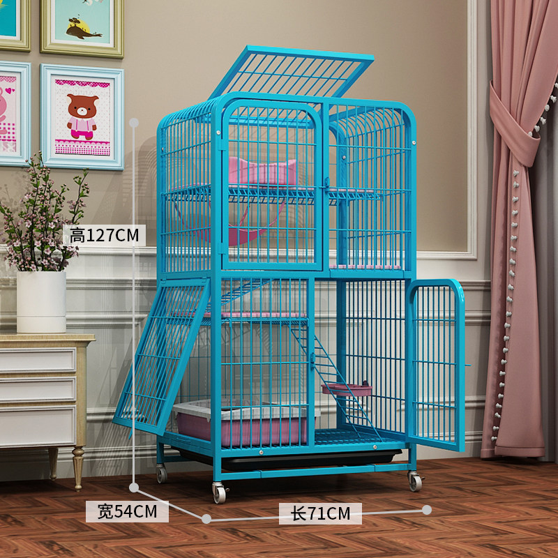 Cat cage villa home two-story three-story cat litter large cat house cat pet cage super large free space - Taobao
