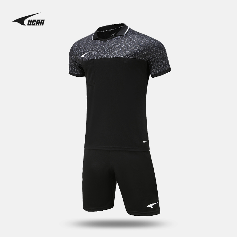 UCAN Sharp Referee Suits Sleeves Short Sleeve Football Turnover Referee's Professional Competition Referee Gear-Taobao