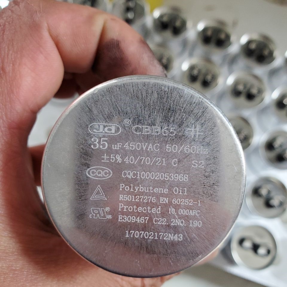 10 ups and hair 35uf JD Gli Force New Yuan Original assembly Air conditioning capacitive Gli Air conditioning Special capacitor