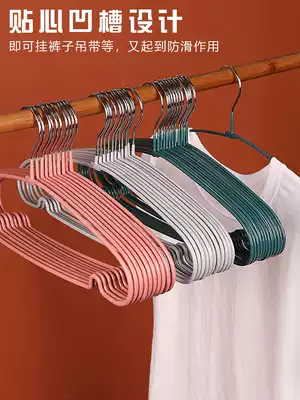 Jingwan unscented thick clothes hanger household clothes hanging storage rack simple non-slip windproof drying rack balcony