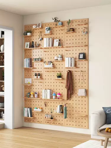 Стеллаж для хранения досок с отверстиями, настенная витрина, настенная стойка для хранения инструментов, доска для хранения, линейная доска в виде пагоды, без перфорации