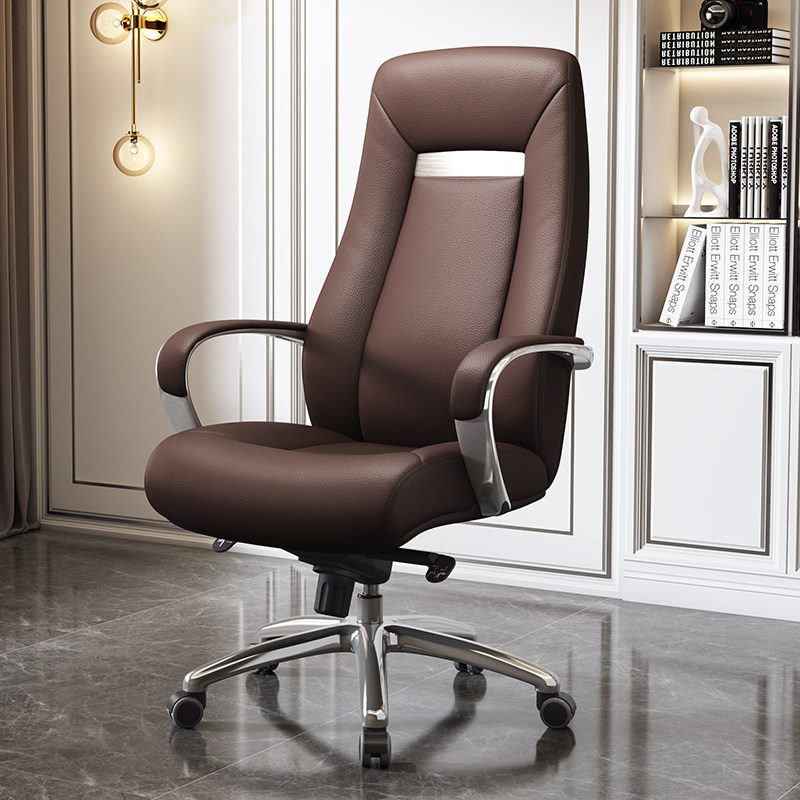 Fukai luxury boss chair leather office chair home computer chair can lie chair high-end business class chair