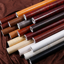 Imitation wood grain sticker house door wall paper self-adhesive old wooden door sticker waterproof table desktop Boeing soft sheet renovated wallpaper