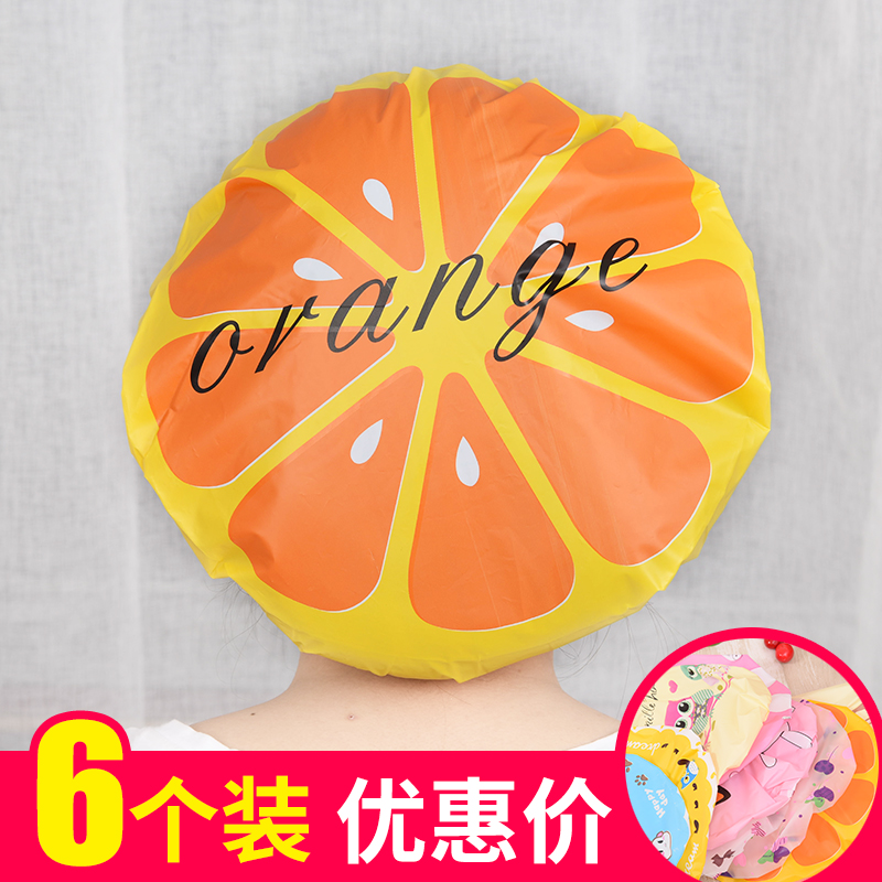 Body lotion Bathing Cap Woman waterproof bath headgear Kitchen Stir-fry Prevention Oil Smoke Hat Thickness Grown-up Children Cute Hair Hats