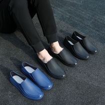 Rain Shoes Boy Summer Light Set Shoes Waterproof Shoes Non-slip Fashion Low Bunch Rubber Shoes Softbottom Kitchen Work Rain Boots