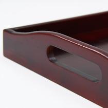 New incense tray for Buddha supplies Buddha tools ordination real incense tray fruit plate red sandalwood basin 38*26cm