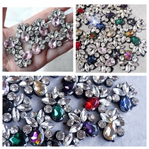 Designer high-grade glass rhinestone beaded patch cloth patch DIY clothing jacket bag sweater Shoe cap patch