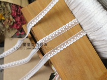 Wide 1cm mesh embroidery lace Small lace DIY clothing underwear Childrens clothing neckline sleeves decorative fabric accessories
