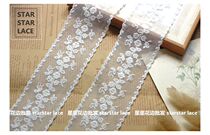 French Classical Rose Web Yarn Embroidered Lace Width 6cm Handmade Diy Clothing Lace Accessories Wedding Decoration Fabric