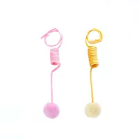 Розовый кролик -шар для волос+желтый кролик для волос шар для волос