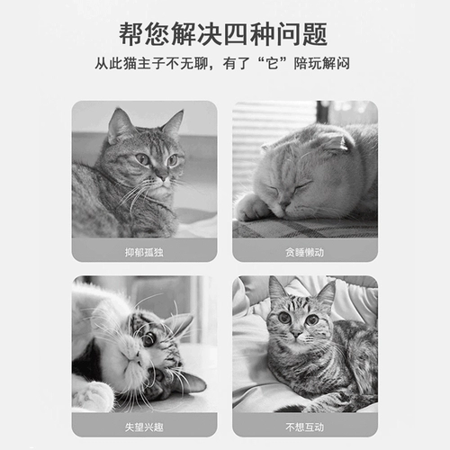 Кошачья игрушечная самостоятельная артефакта кошачьего поворотного стекла макарон -кошачьи кошечко