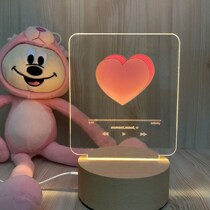 Youpin Zhuang Qixi creative gift love night light dormitory bedside lamp INS lamp to send girls tide Department