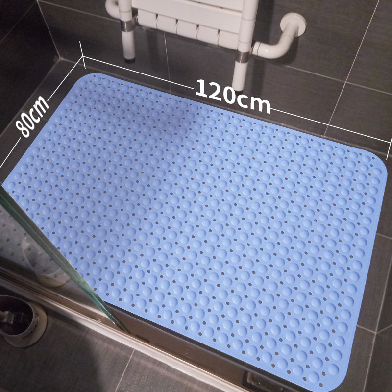 80*120CM thickened large bathroom bath non slip mat large area toilet bathroom shower floor mat household mat