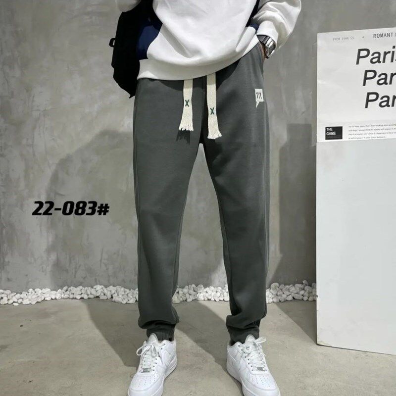 2022 Spring new wave men's and women's wear pants 100 hitch male and female with the same trend casual pants male