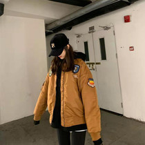 Baseball coat women's 202020new autumn and winter Korean version of loose fashion cotton-padded jacket short jacket foreign style jacket tide