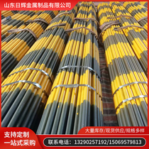 Manufacturers spot black yellow paint frame tube construction site with 48 frame tube to fill 6 meters red and white paint frame