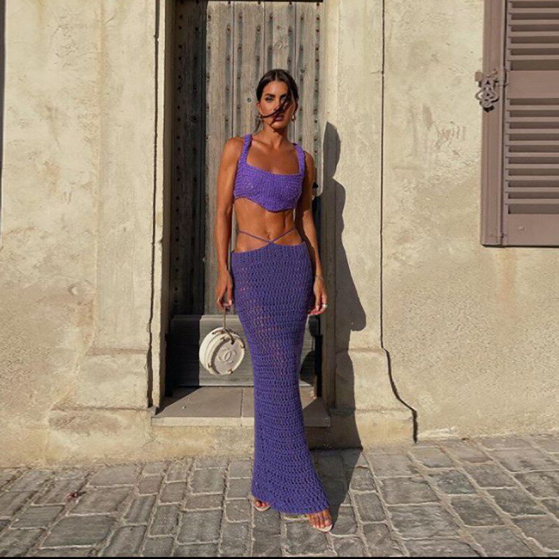 Women's camisole low waist skirt suit немного назад Сердце заниженная талия юбка установите женщина для девушки 