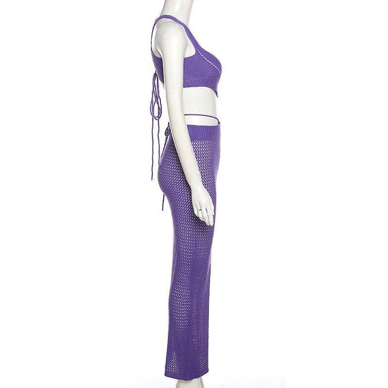 Women's camisole low waist skirt suit немного назад Сердце заниженная талия юбка установите женщина для девушки 