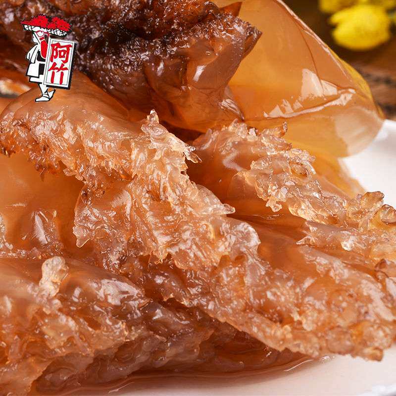 A bamboo pure wild jellyfish head 600g jellyfish silk non-instant fresh cold salad jellyfish cold dish seafood aquatic products
