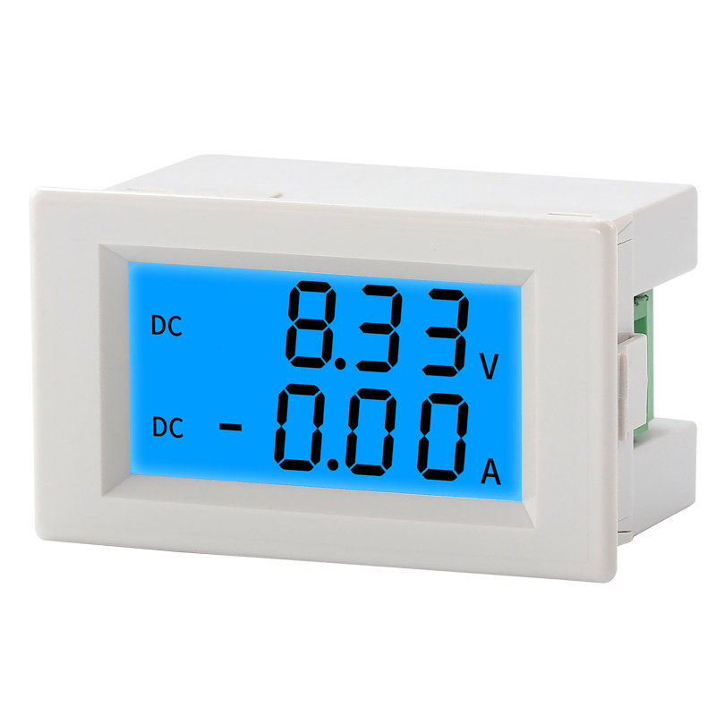 D85-3050 Dual Display Digital Dc Current and Voltage Meter Lcd Digital Detector