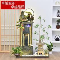 High-end fake mountain cycle flowerwater fountain landscape parlour balcony office opened Joe migration luxury decoration