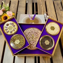 American ginseng gift box deer antler nourishing Ganoderma lucidum high-end ginseng gift honey excellent health-preserving product purple donglai slices of dendrobium