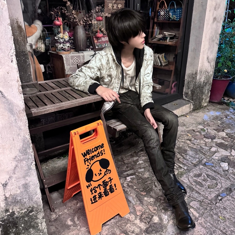 Torn Paradise Undercover 08Ss Reversible Hoodie Reversible Printed Jacket Uc