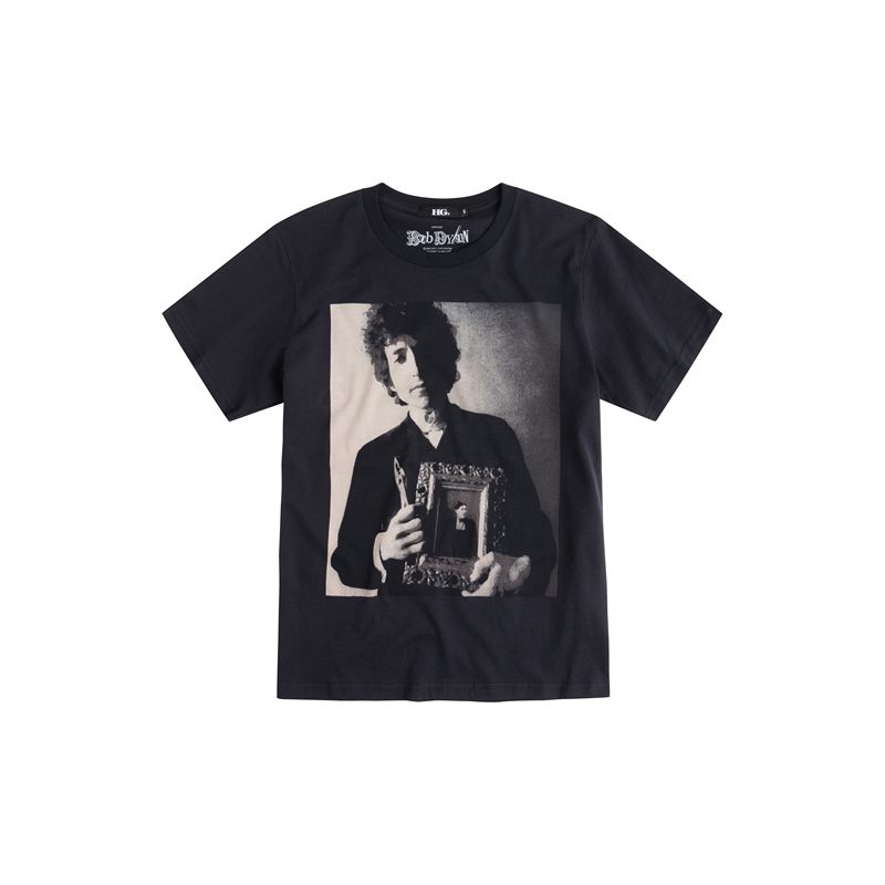Tear Hysteric Glamor Hysteria Bob Dylan Black Short-Sleeved T-Shirt Tear Hysteric Glamor Hysteria Bob Dylan Black Short-Sleeved T-Shirt