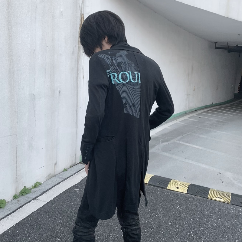 Torn Paradise Undercover 06Ss t Issue Fingerprint Coat Archive Uc High Street Thin Style