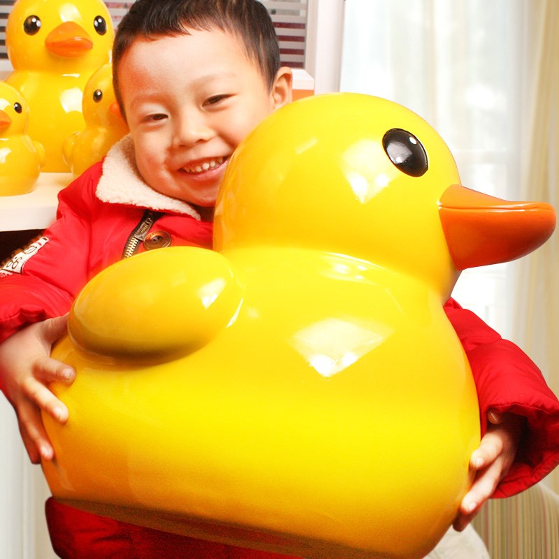 Giant piggy bank net red rhubarb duck piggy bank can only enter male and female piggy bank adult children's day