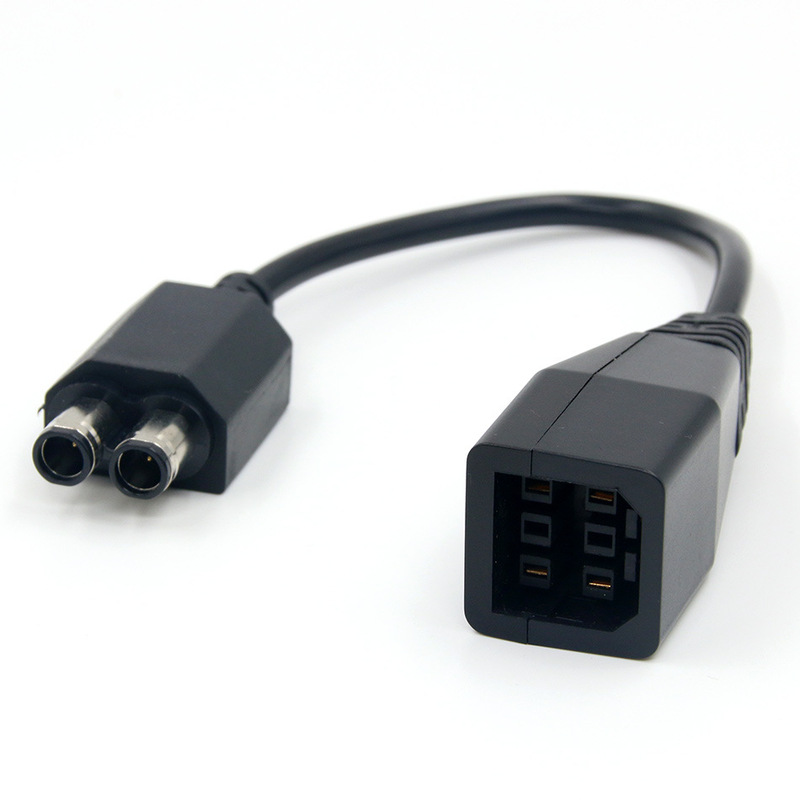 Xbox360 Power Cord, Thick Model to Thin Model Power Conversion Cable, Thick Model Power Cord for Slim Thin Model Use
