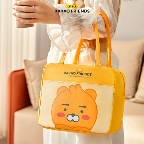 Какао друзей -ланч -бокс сумки изоляция Бенто Студент Студент водонепроницаемый масла -защищенные офисные работники приносят рисовую алюминиевую сумку из фольги