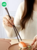 Line friends, мультяшные милые нескользящие палочки для еды для влюбленных, новая коллекция