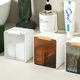 Bathroom wall-mounted cotton swab storage box flip-top storage box toilet wall-mounted cotton swab storage box