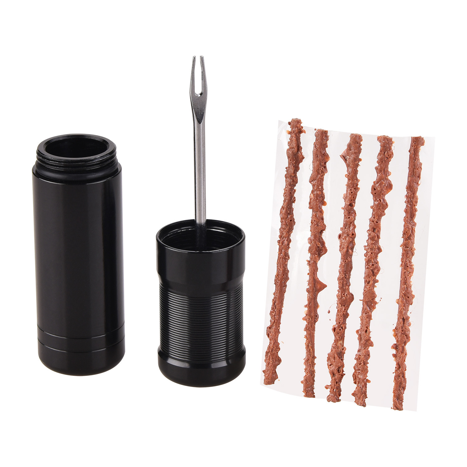 Bicycle repair tool fork drill vacuum tire repair special portable emergency - repairing rubber strip
