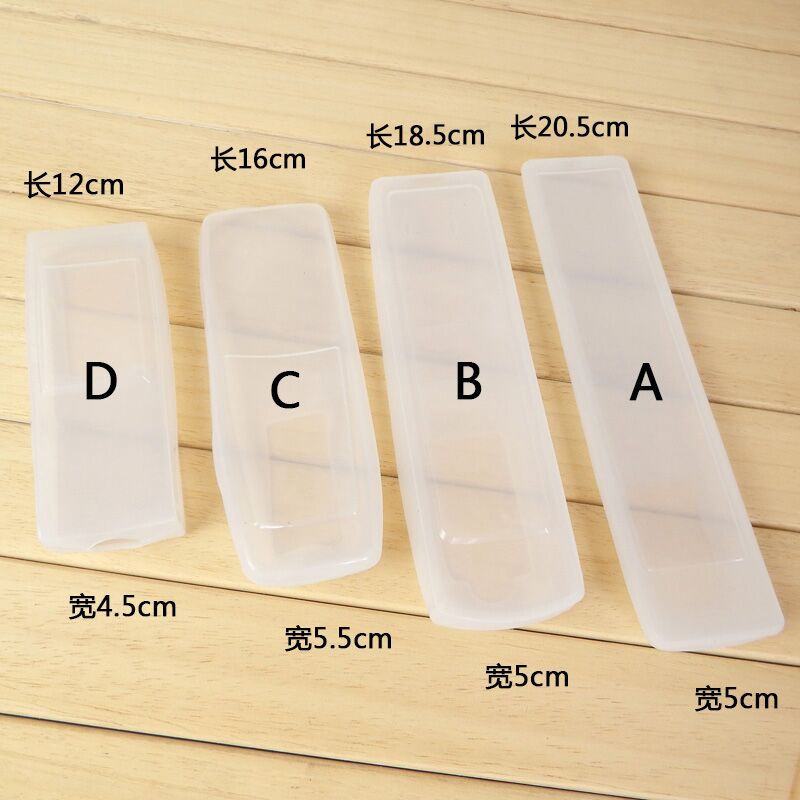 TV protective cover silicone remote control cover transparent remote control board waterproof air conditioner remote control cover anti-fall new