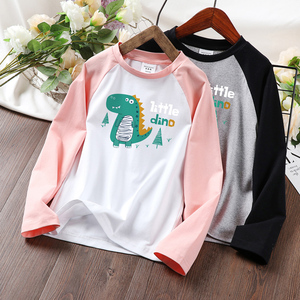 2021新款长袖t恤卫衣中大童款