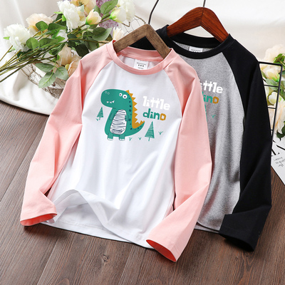 2021新款长袖t恤卫衣中大童款