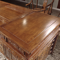 Tea table and chair combination Solid wood Kung Fu tea set tea set table one-piece home office Elm tea drinking table