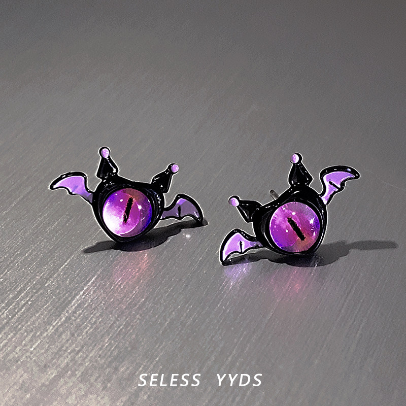 Don't Want to Be an Angel~ Sweet and Cool Little Devil Earrings for Women, New 2025 Hot Selling Y2K Earrings, Unique and Personalized Earrings