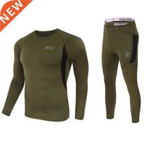 winter Top quality new thermal underwear men underwear sets
