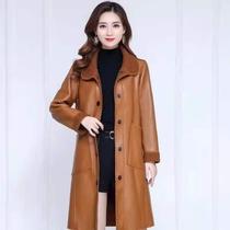 Changshu Xiaoyanzi Clothing Firm Two Pockets Long Leather (XL ~ 5XL90~175 Jin)