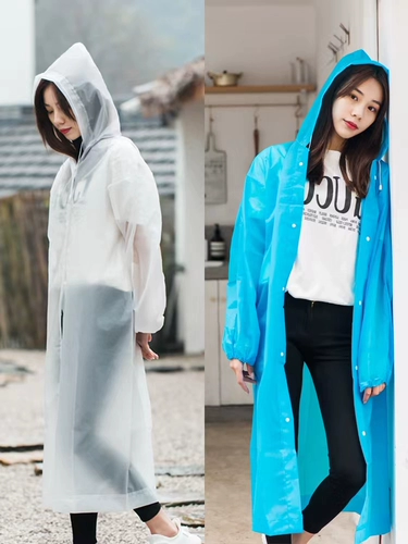 Дышащий длинный дождевик, детская куртка для школьников, увеличенная толщина