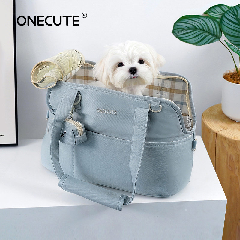 Korean version of the pet out bag shoulder messenger bag Maltese bear small and medium-sized pet bag cat bag dog bag