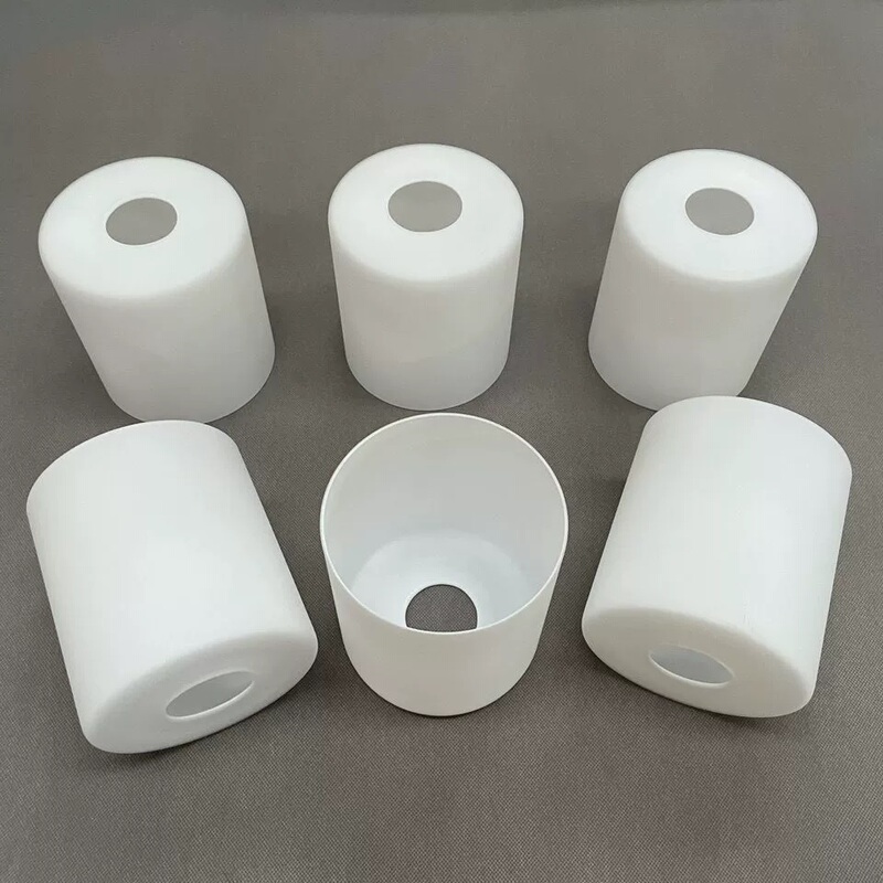 Milk White Frosted Straight Glass Lampshade Lamp Accessories Chandelier Ceiling Lamp Wall Lamp Table Lamp E27 Straight Lampshade
